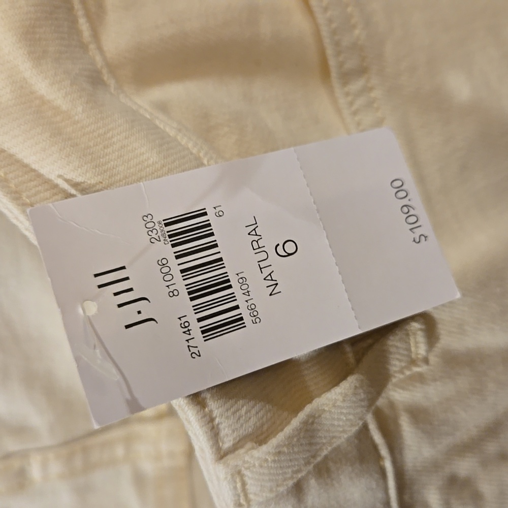 NWT J Jill Modern Slim Bootcut Natural White Cream - Picture 5 of 6
